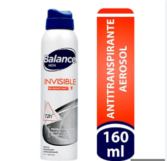2471386 - Desodorante Balance Aerosol Men Invisible 160 ML