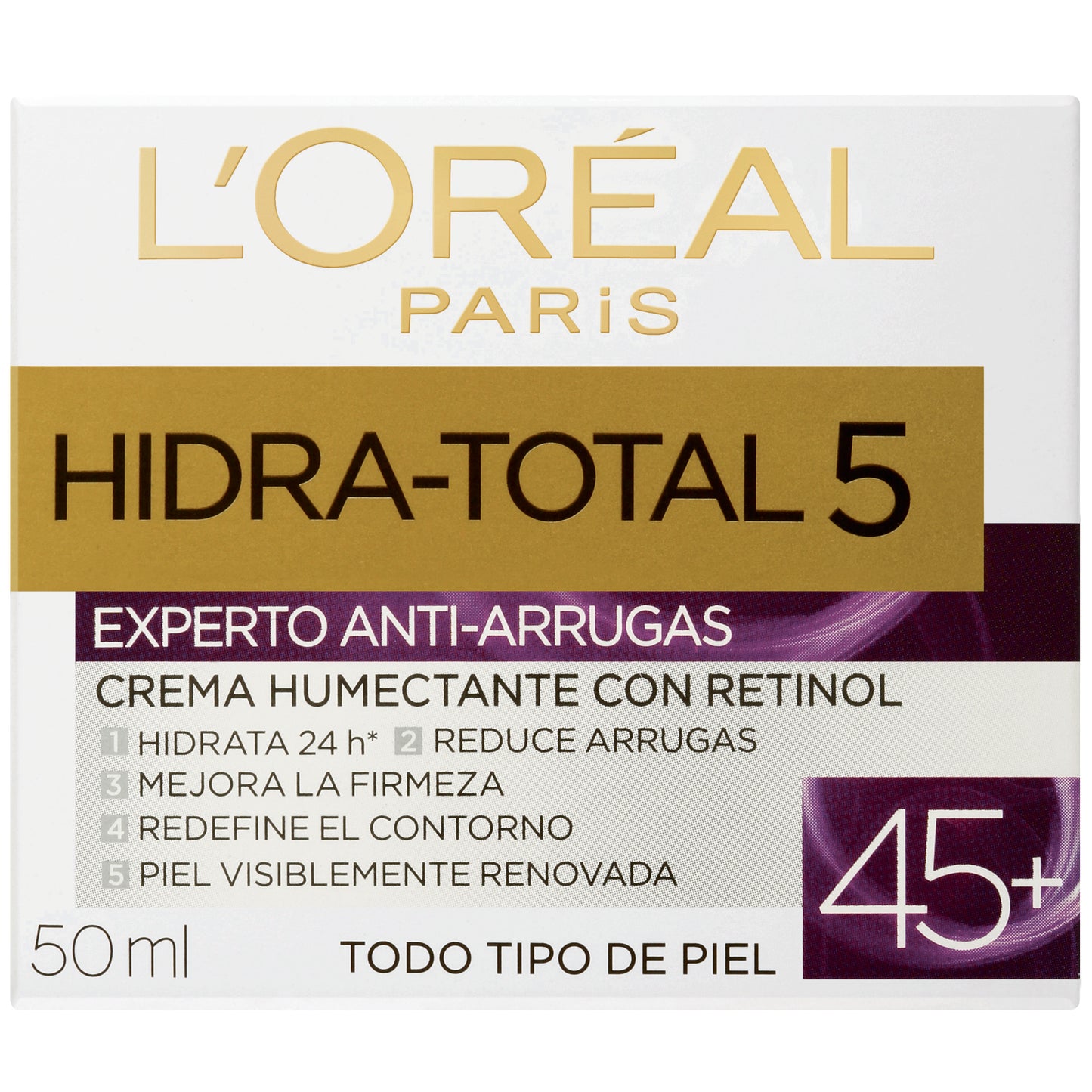 H1663502 - L'ORÉAL CREMA ANTIARRUGAS HIDRA TOTAL 45+ POTE CON 50 ML